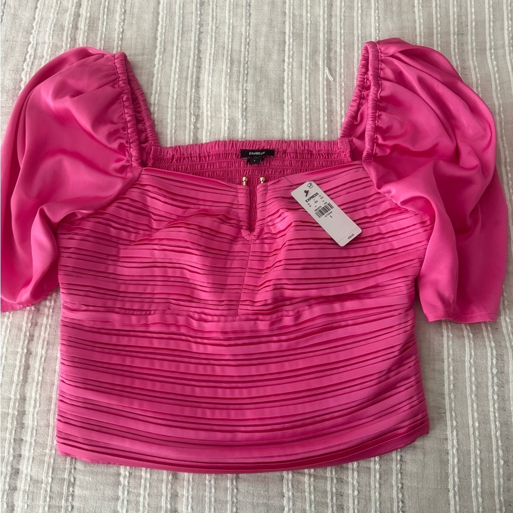 Express Vibrant Pink Blouse